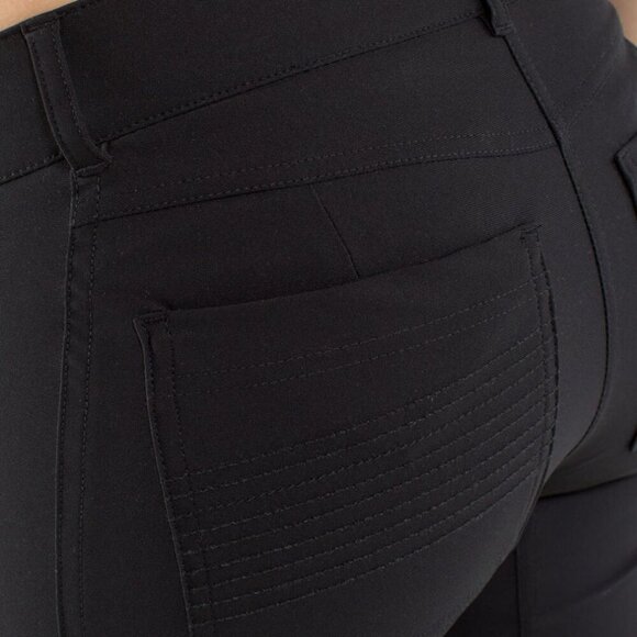 Lululemon Bust A Move Pants Moto Slim Fit Reflective Stretchy Black Size 4 - Picture 3 of 11